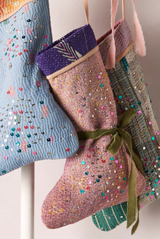 Kantha Confetti Stocking