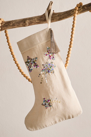 Confetti Star Stocking