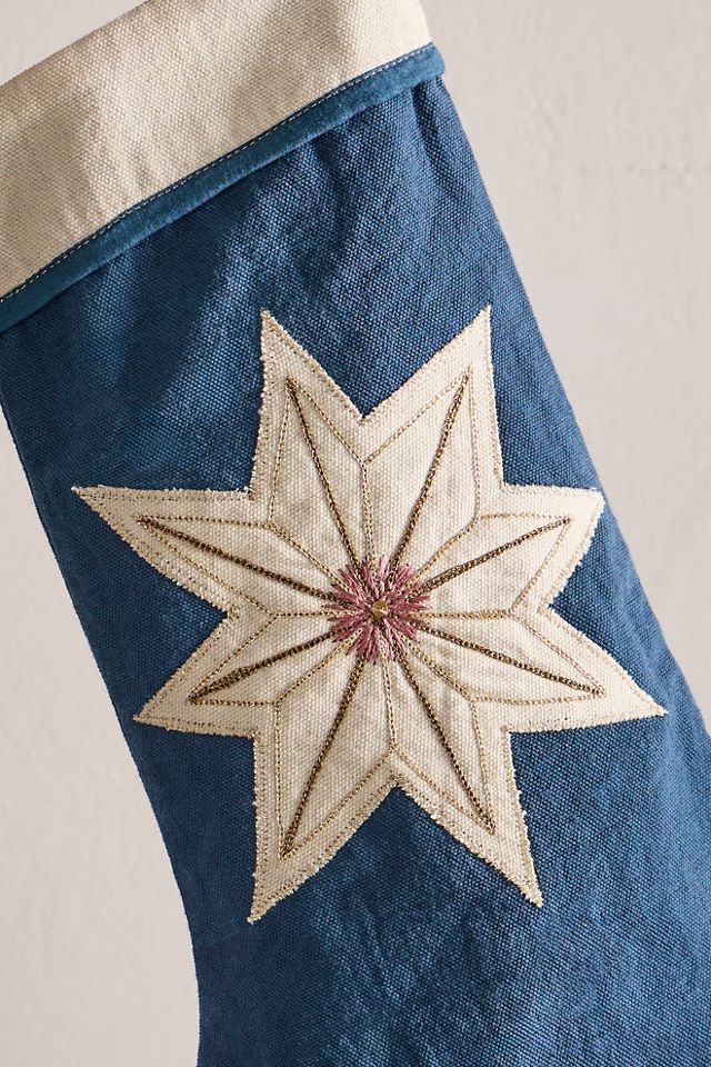 Navy Star Stocking #2