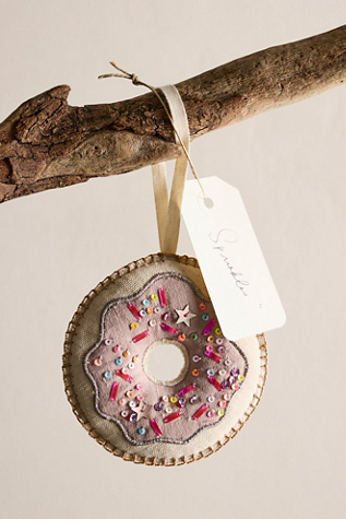 Sprinkle Doughnut Ornament