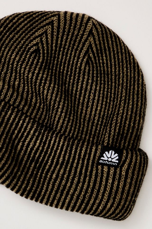 Autumn Cord Double Roll Beanie #1