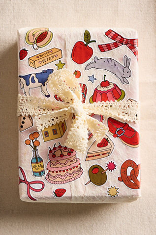 Illustrated Large Scrapbook Sticker Sheet