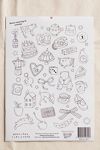 Illustrated Large Scrapbook Sticker Sheet
