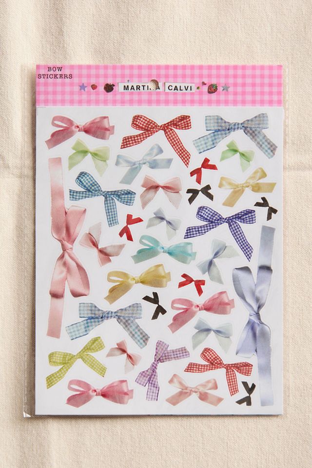 Bunch Of Bows Sticker Sheet #1