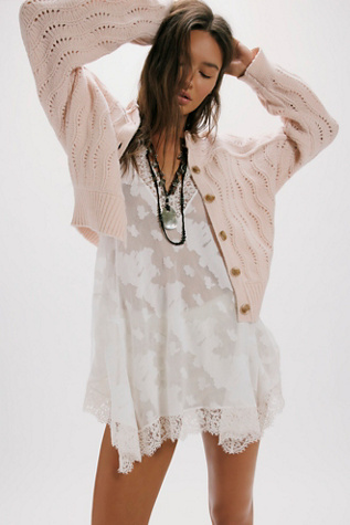 Maybe Baby Mini Slip Dress by Intimately at Free People in White, Size: S