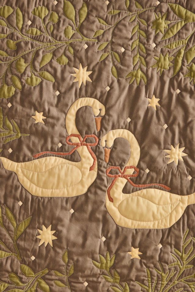 Winter Swans Large Wall Hanging #2