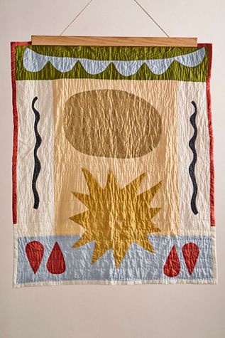 Tessa Layzelle Handstitched Solstice Pattern Quilt