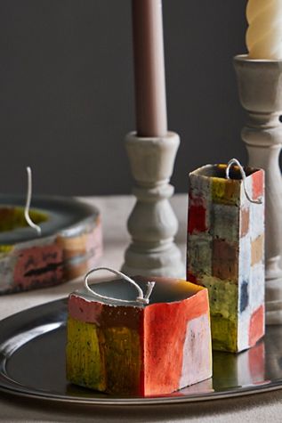 Crying Clover Square Stack Candle