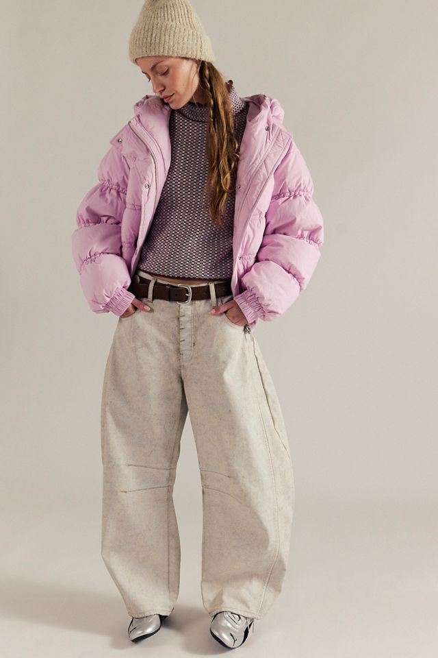 Party Of One Solid Puffer Jacket #2