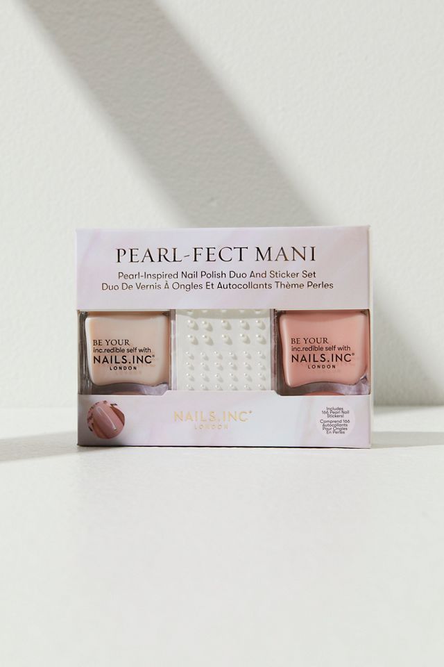 Nails.INC Pearl-Fect Mani Nail Polish & Sticker Set #1