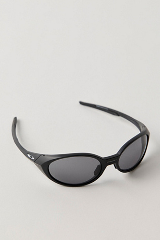 Женские солнцезащитные очки Oakley Eye Jacket Sunglasses, цвет: Матовый чёрный — фото 2