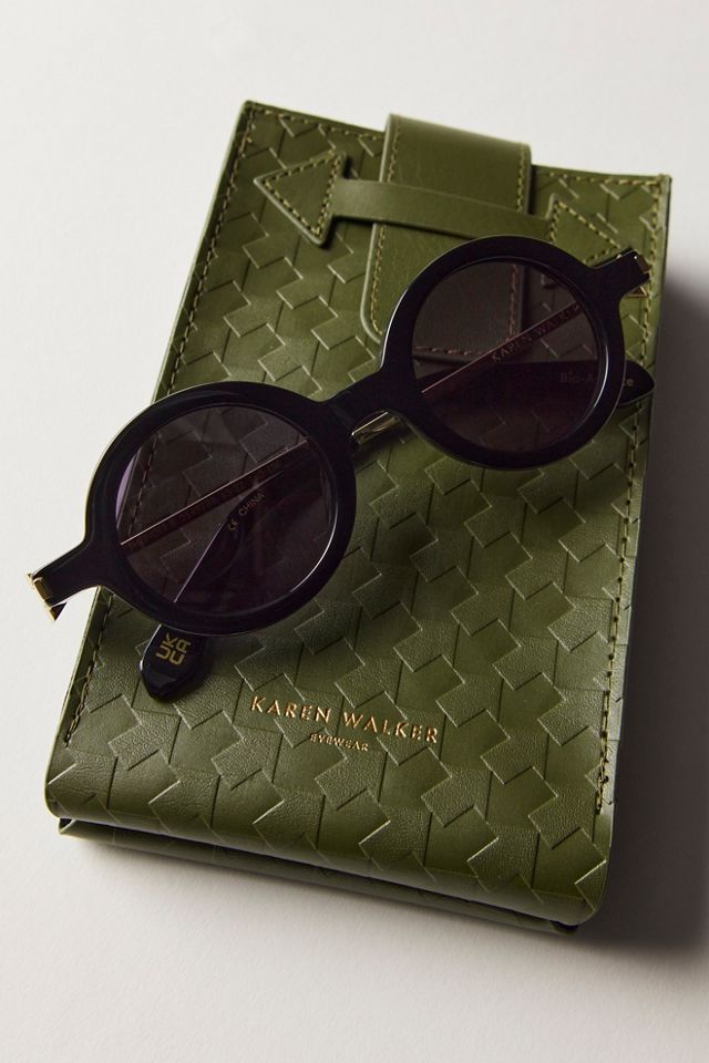 Karen Walker Thunder Round Sunglasses #3