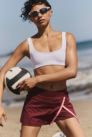 Forehand Tennis Skort by FP Movement at Free People in Mahogany, Size: Small