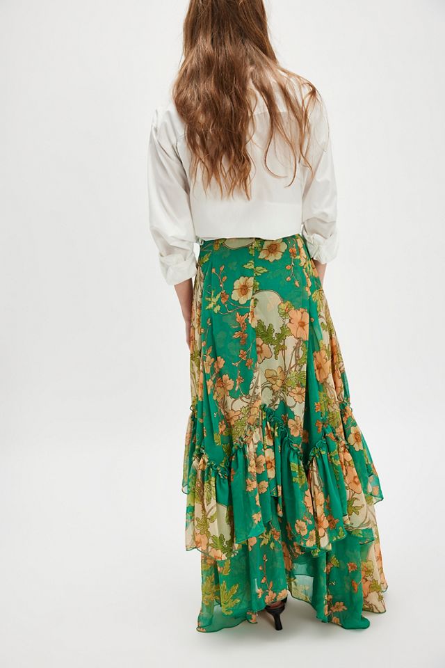 Palermo Villa Chiffon Maxi Skirt #1