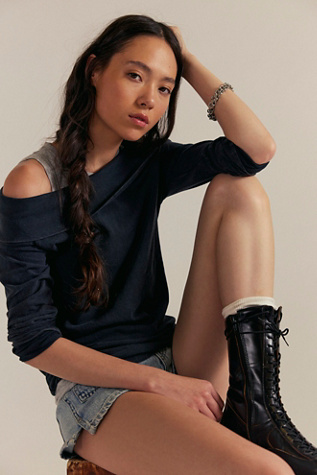 Juno Long Sleeve by Free People in Black, Size: XL