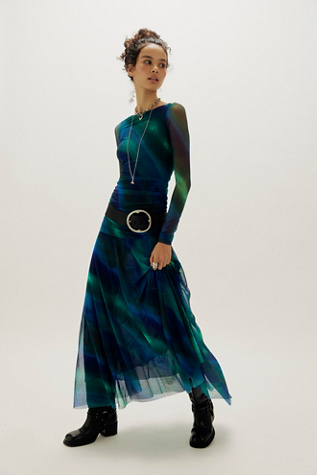 Sunnei Mesh Maxi Dress