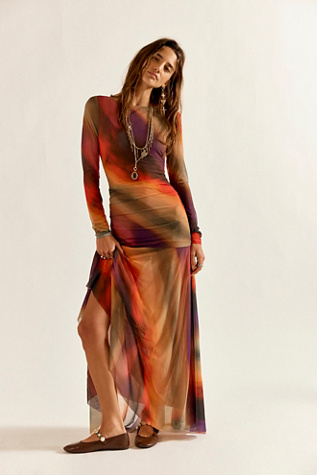 Sunnei Mesh Maxi Dress