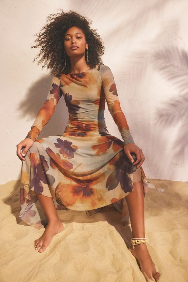 (取寄) フリーピープル レディース メッシュ マキシ ドレス Free People women Sunnei Mesh Maxi Dress Sunrise Combo Sunnei Mesh Maxi Dress | Free People