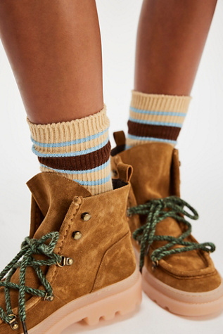 Chaussettes Sporty Slouch par Free People en Combo Neutre, pour femme