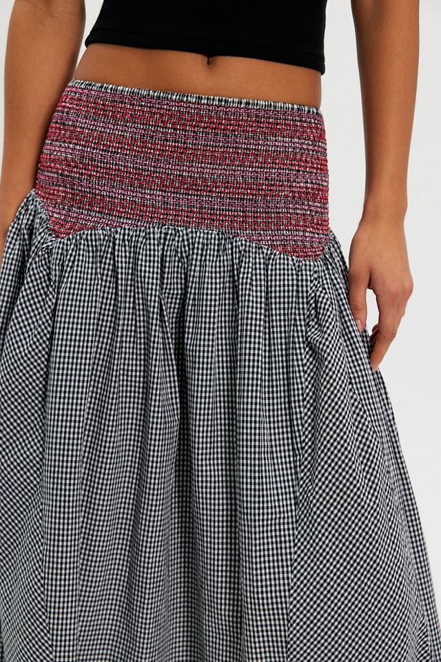 Damson Madder Layla Godet Midi Skirt #2