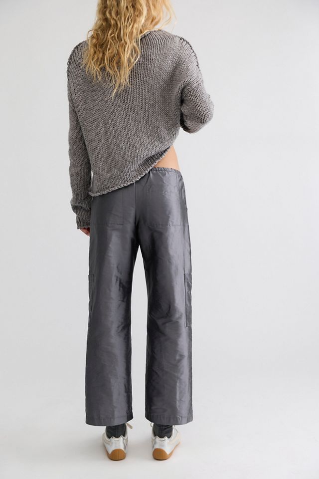 DONNI. The Taffeta Drawstring Cargo Pants #1