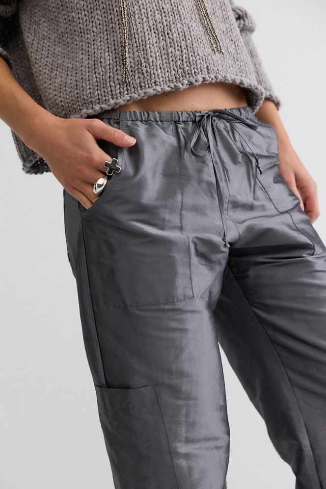 DONNI. The Taffeta Drawstring Cargo Pants #2