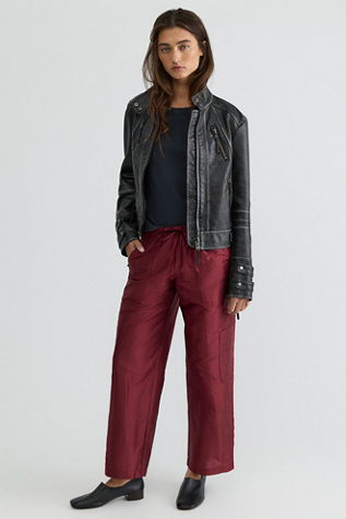 DONNI. The Taffeta Drawstring Cargo Pants