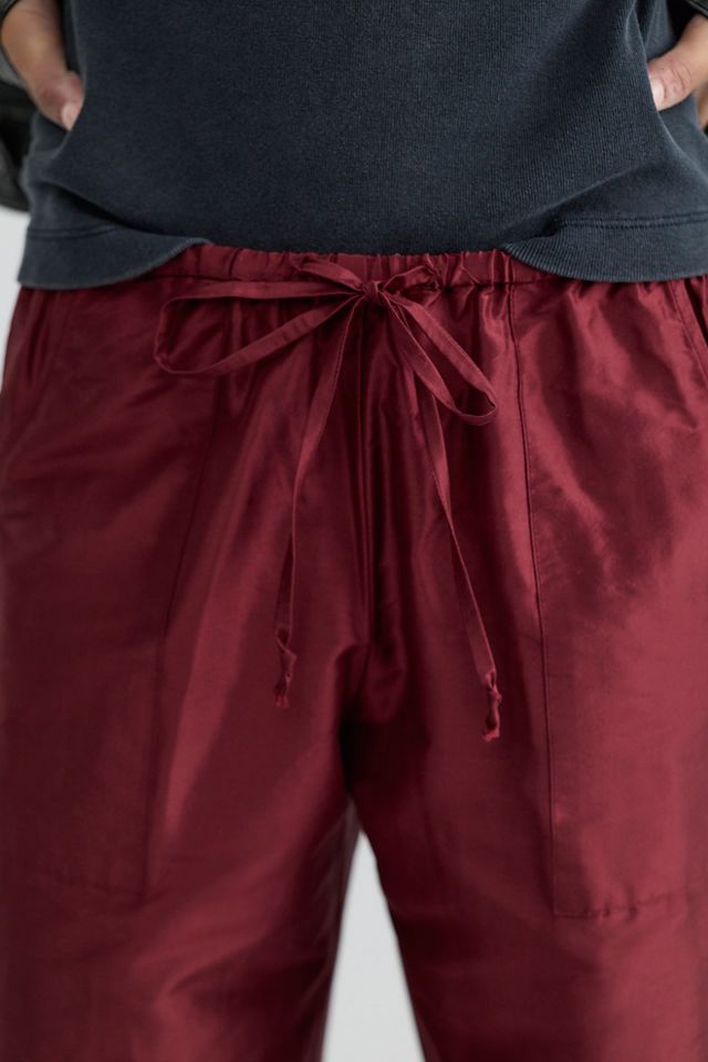 DONNI. Pantalon cargo en taffetas à cordon de serrage #3