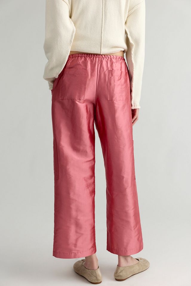 DONNI. The Taffeta Drawstring Cargo Pants #1