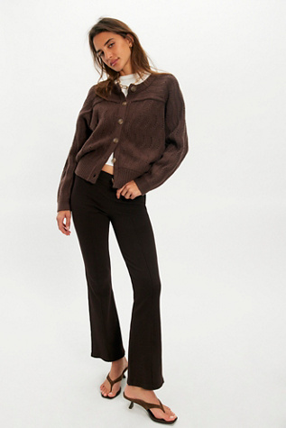 DONNI. The Tall Rib Kick Flare Pants