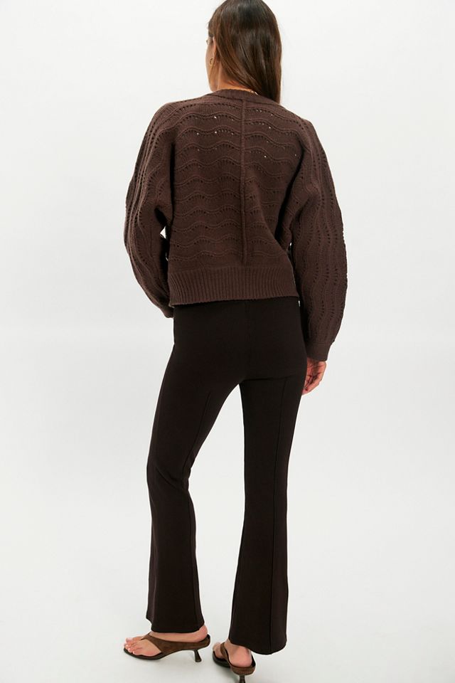 DONNI. The Tall Rib Kick Flare Pants #1