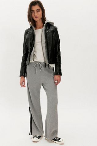 Pantalon thermique à rayures DONNI The Thermal Stripe
