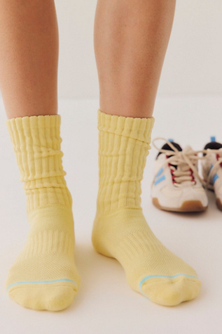 Le Bon Shoppe Ballet Socks by Free People in Yellow