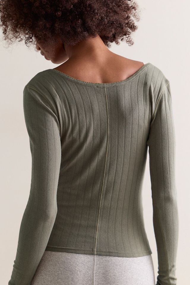 End Game Pointelle Long Sleeve #2