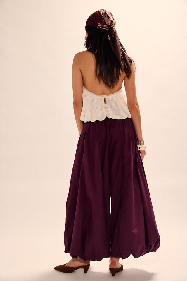 Bubble Pop Cropped Balloon Pants #1