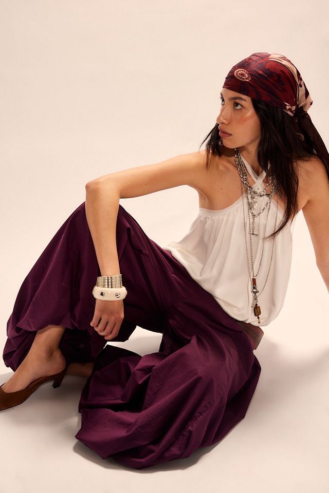 Bubble Pop Cropped Balloon Pants #3