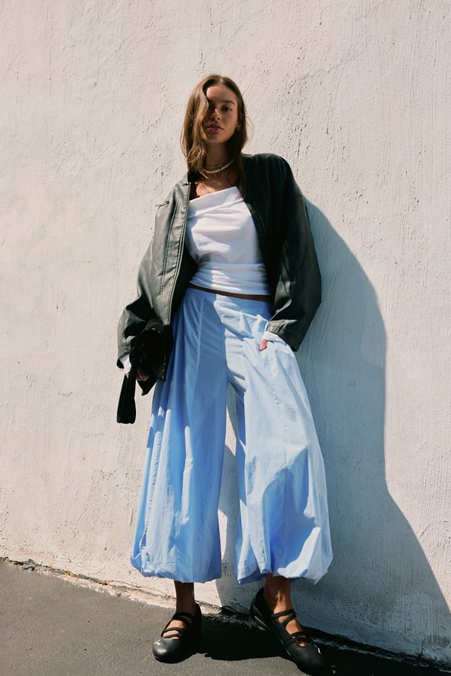 Bubble Pop Cropped Balloon Pants #3