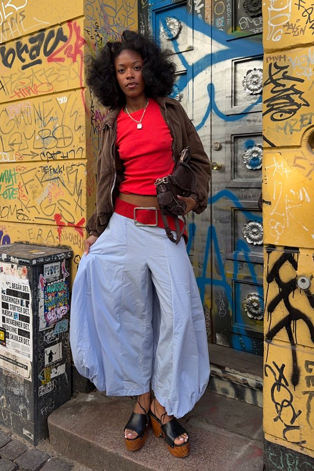 Bubble Pop Cropped Balloon Pants #4