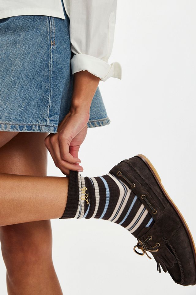 Damson Madder Calf Length Socks #1