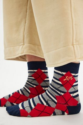 Damson Madder Crew Socks