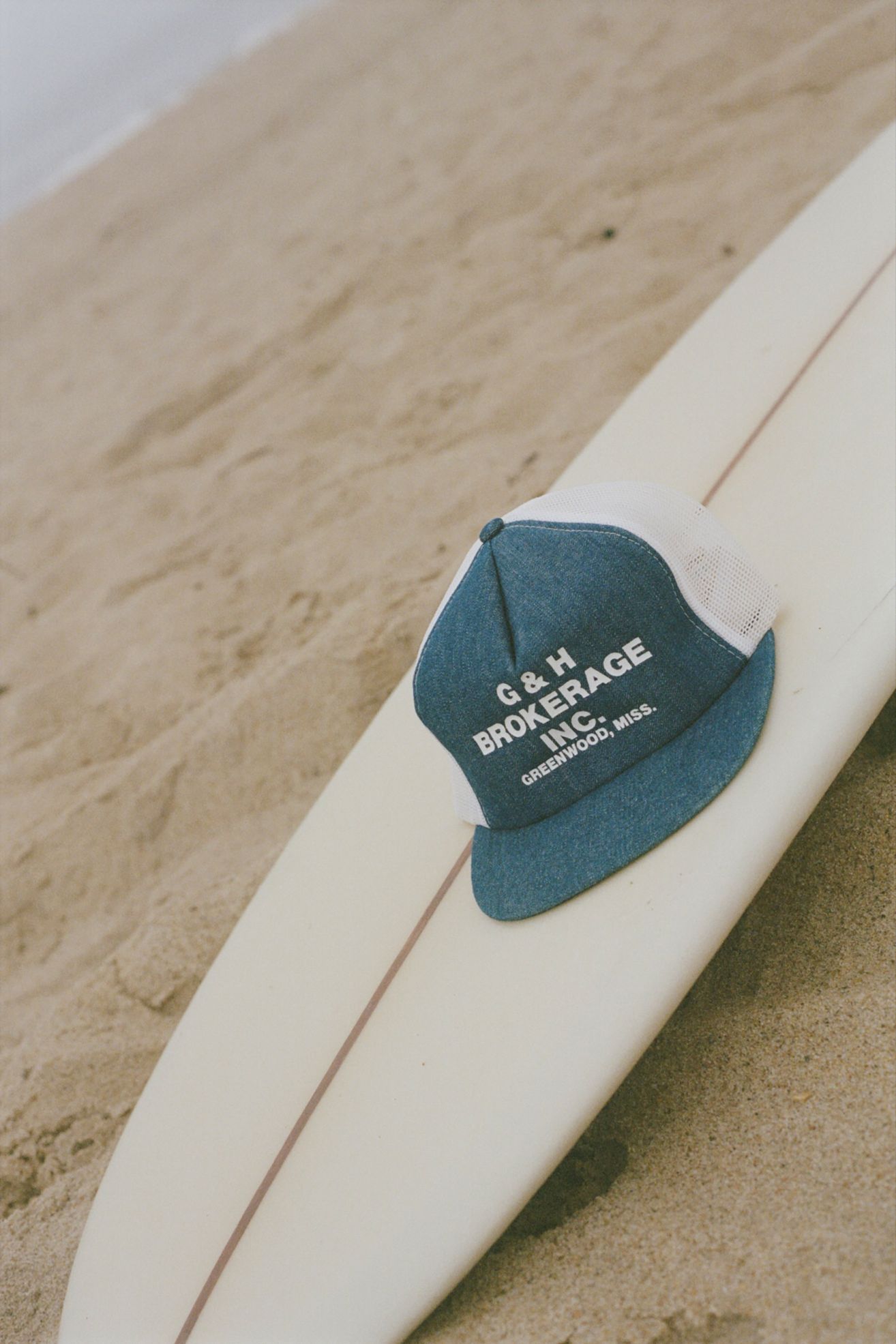 G & H Brokerage Vintage Denim Trucker Hat