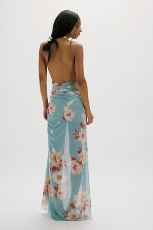 Женское платье Bec + Bridge Calliope Drape Maxi, цвет: С принтом — фото 3