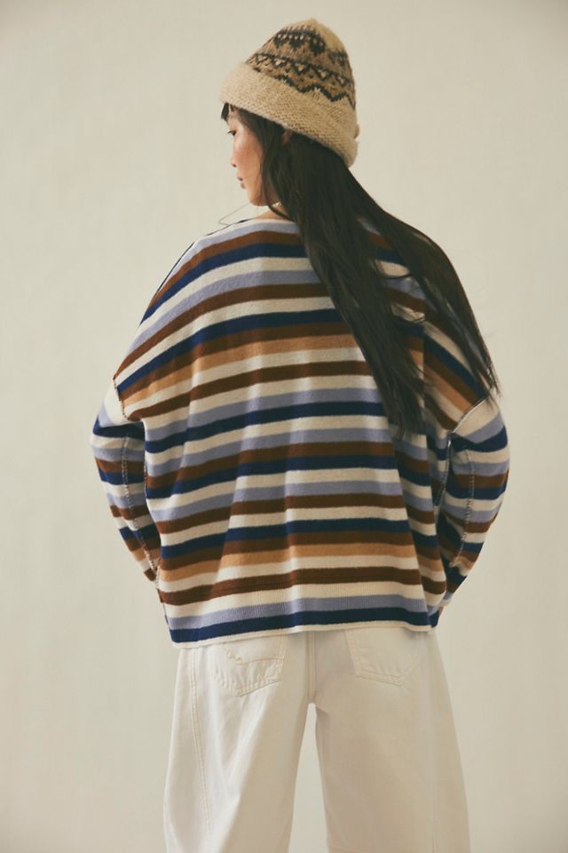Tomorrow Stripe Cashmere Sweater #1