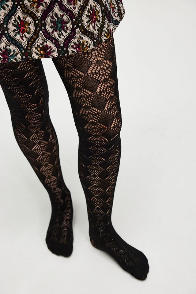 Pointelle Whisper Tights #1