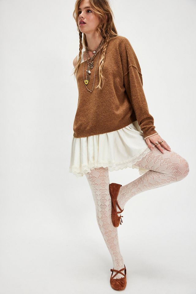 Pointelle Whisper Tights #3
