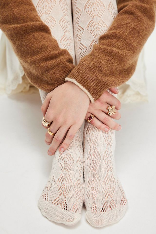 Pointelle Whisper Tights #2