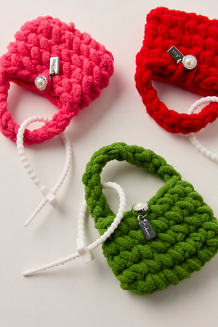 Sonix Knit Earbud Pouch at Free People in Pink