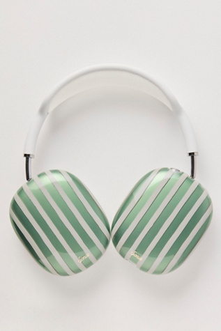 Étui Airpods Max Sonix à rayures abstraites par Free People en Rayure Abstraite Sauge, pour femme