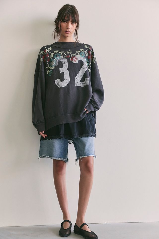 We The Free Palm Spring Turtleneck Graphic Pullover #1