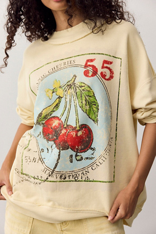 We The Free Palm Spring Turtleneck Graphic Pullover